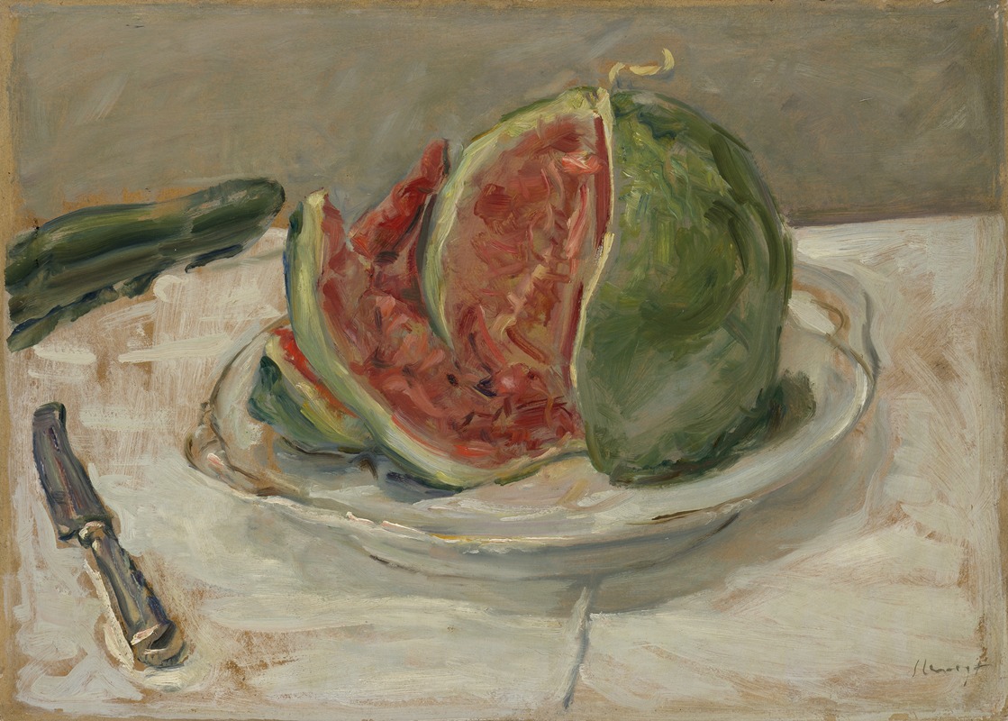 Still Life with Watermelon by Макс Слевогт — digital art print download