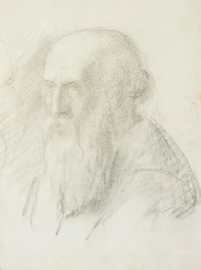 Head of an old man by Петр ван дер Вельден — digital art print download