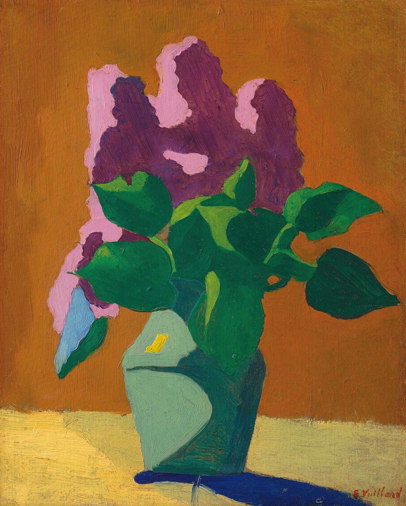 Les Lilas (Le bouquet schématique) — Édouard Vuillard