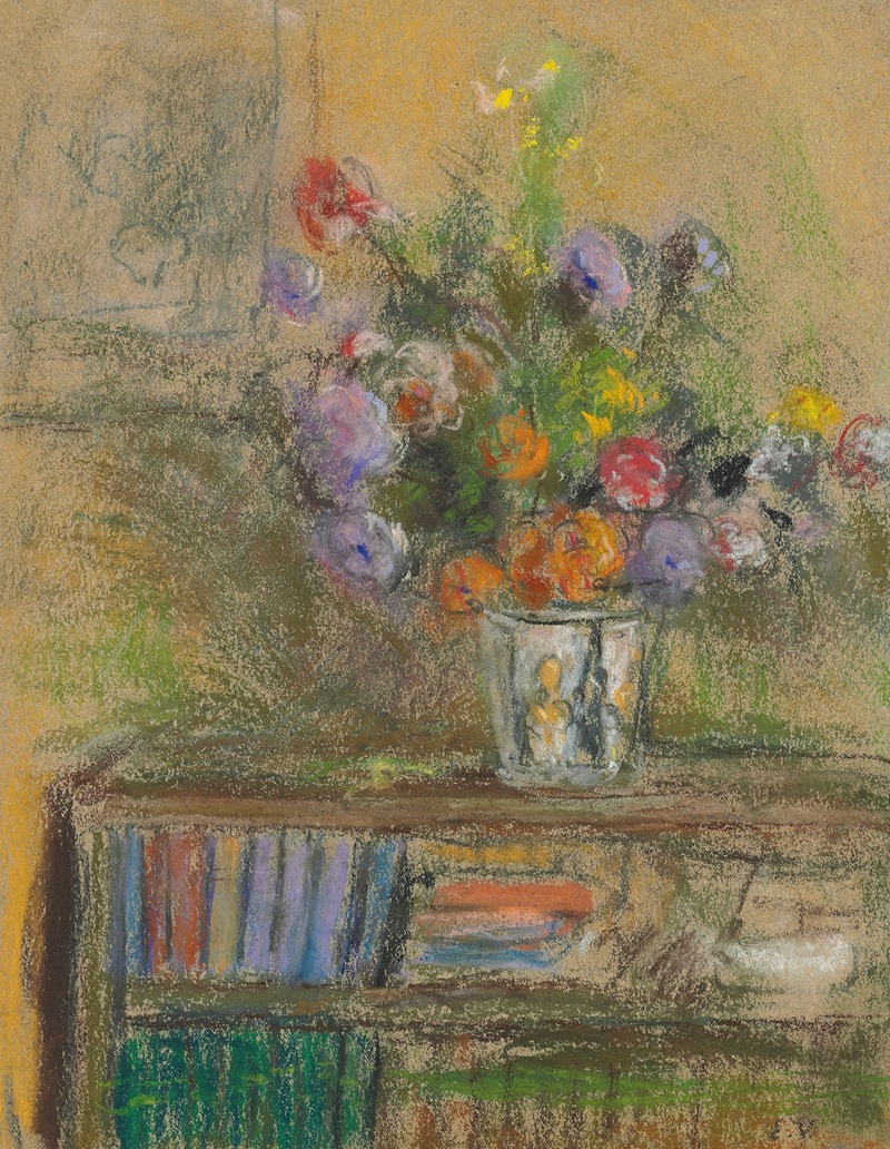 Nature morte au vase de fleurs by Édouard Vuillard — digital art print download