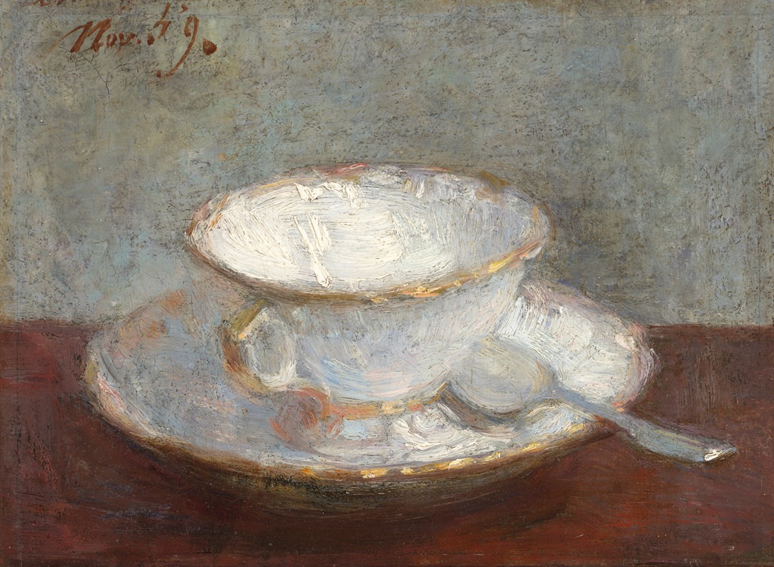 Nature morte à la tasse by Анри Фантен-Латур, 1859 — digital art print download