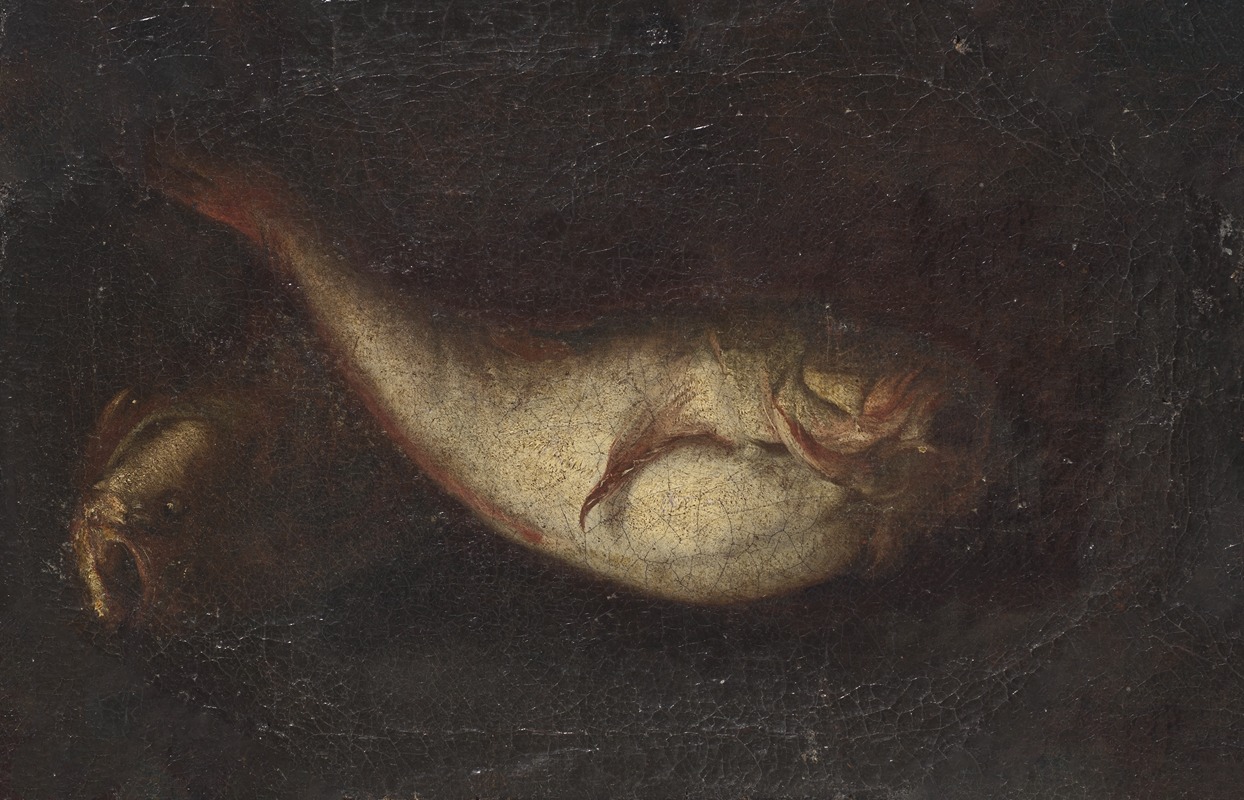 Still Life with Two fishes — Domenico Grosso