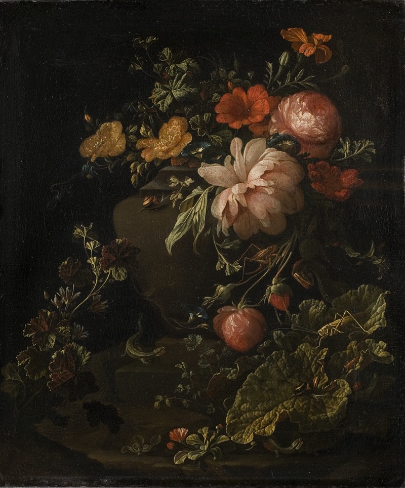 Flowers, Lizards and Insects by Elias van den Broeck — digital art print download