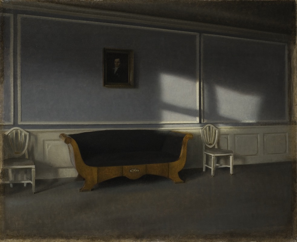 Sunshine in the Drawingroom III — Vilhelm Hammershøi