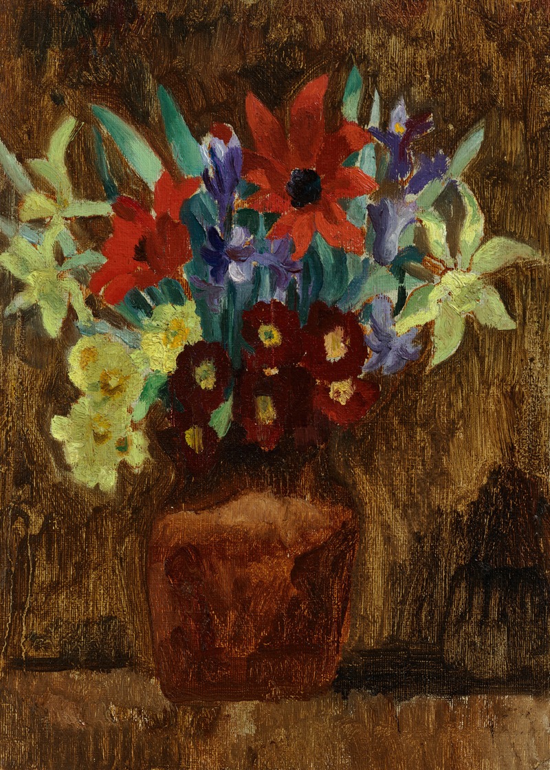 Flowers in a Jug by Кристофер Вуд, 1928 — digital art print download