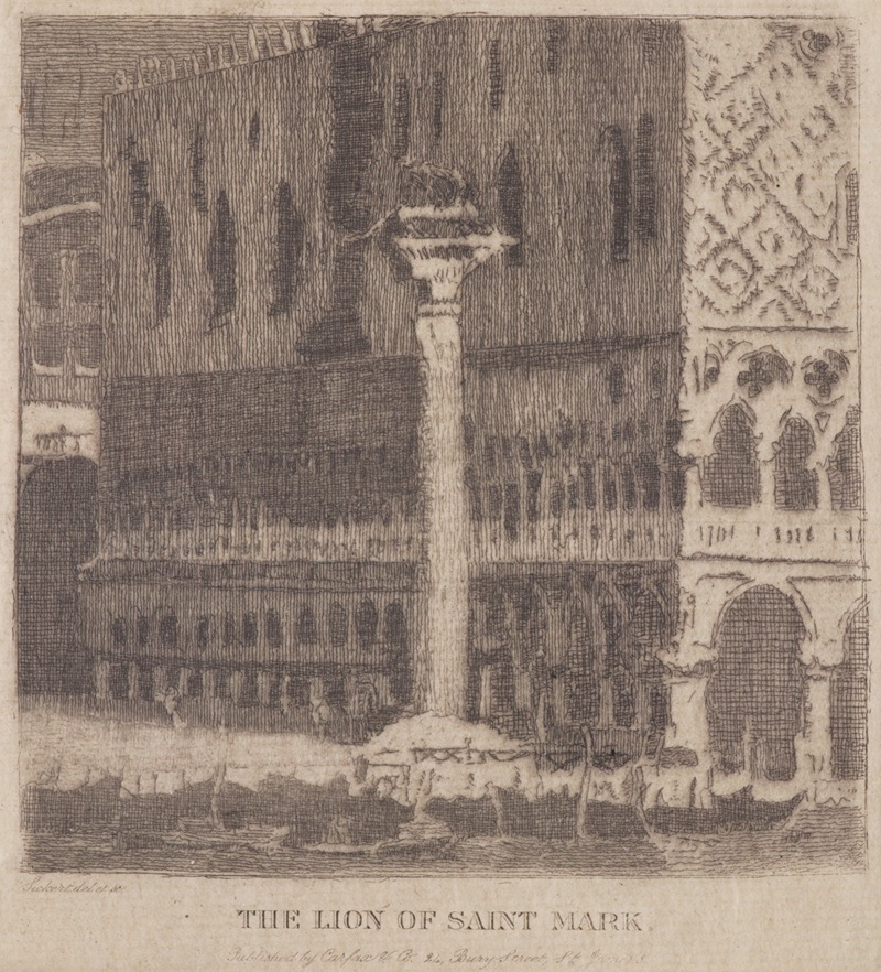 The Lion of St. Mark, Venice — Walter Richard Sickert