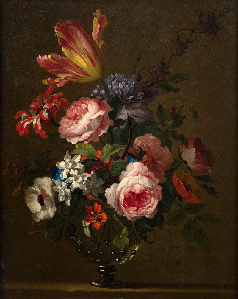 Vase of flowers. — Jean-Baptiste Blain De Fontenay