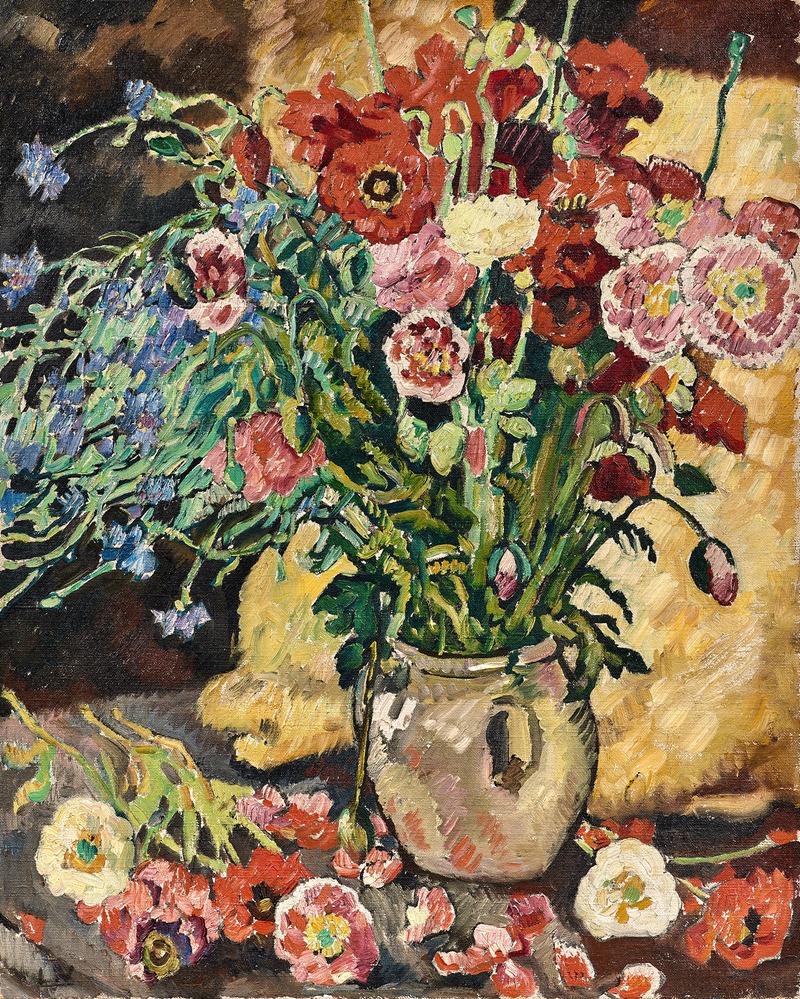 Bouquet de pavots by Луи Вальтат, 1930 — digital art print download