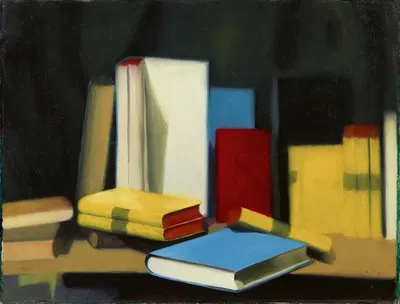 Bücherstillleben by Arthur Segal, 1930 — digital art print download