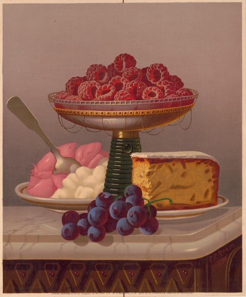 Dessert no. 4 by Carducius Plantagenet Ream, 1871 — digital art print download