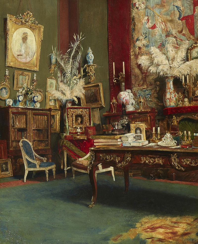 Des Meisters Atelier in Weimar by Hans Friedrich Emmanuel Van Schennis — digital art print download