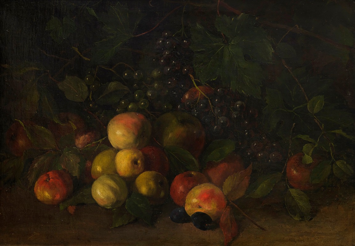 Stillleben mit Früchten by Иоганн Шперв, 1888 — digital art print download
