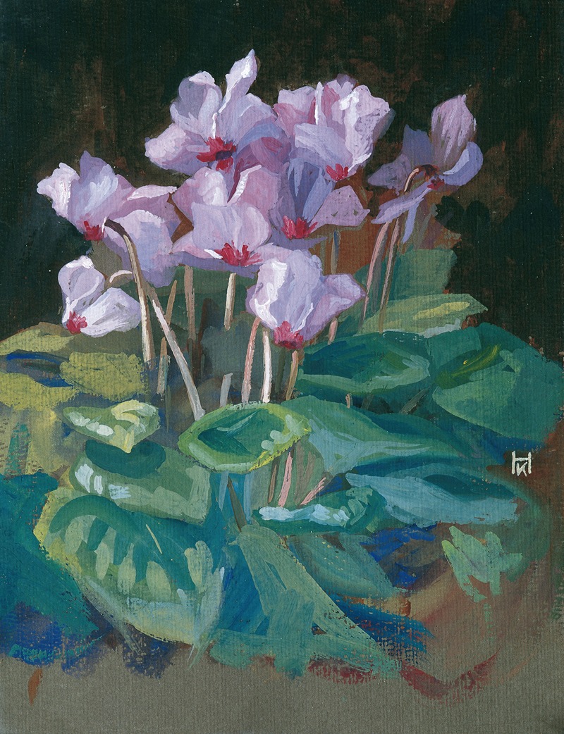 Cyclamen by Клара Хасслванде — digital art print download