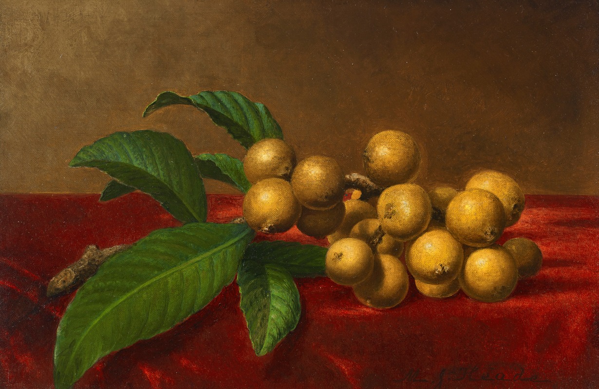 Loquats on Red Velvet — Мартин Джонсон Хид