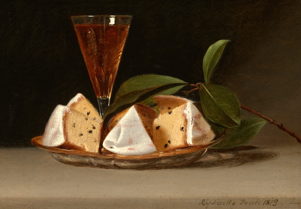 Still Life with Raisin Cake by Рафаэль Пил, 1813 — digital art print download