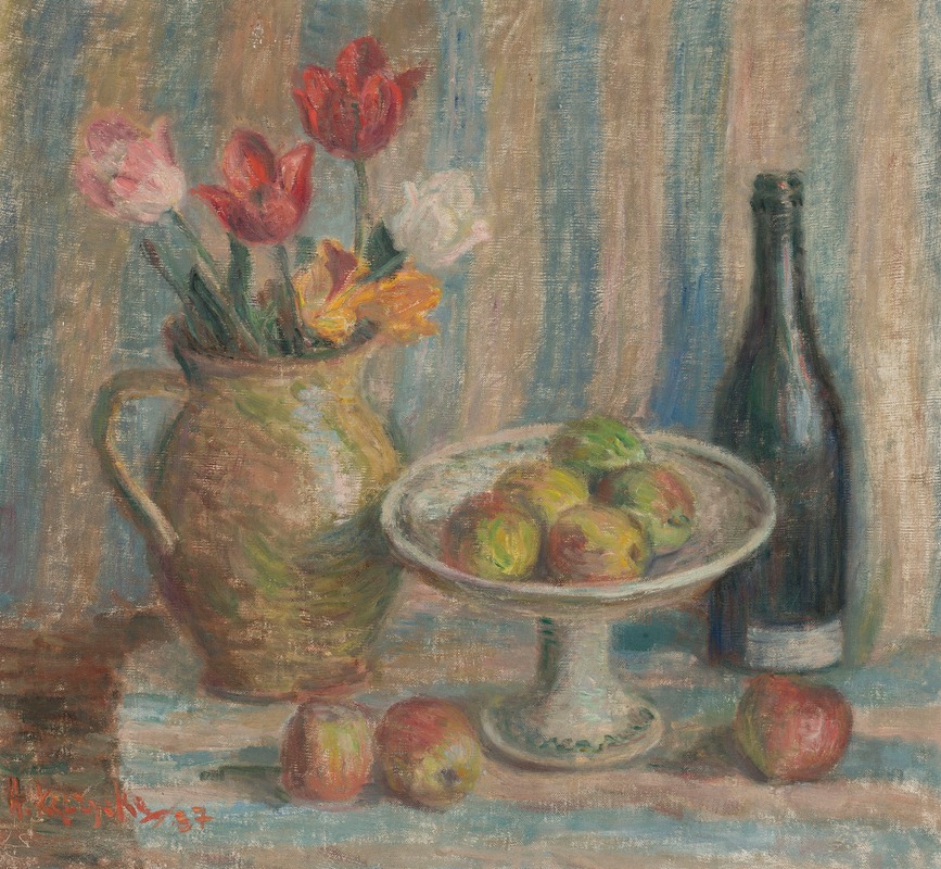 Still life by A. Kęszycka, 1937 — digital art print download