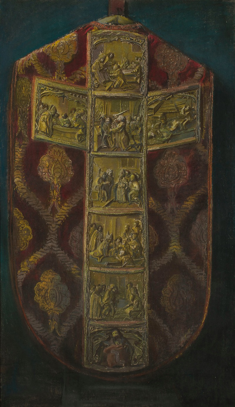 Chasuble founded by Piotr Kmita by Леон Вычулковский, 1907 — digital art print download