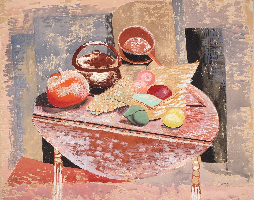 Still life by Моис Кислинг, 1919-1920 — digital art print download