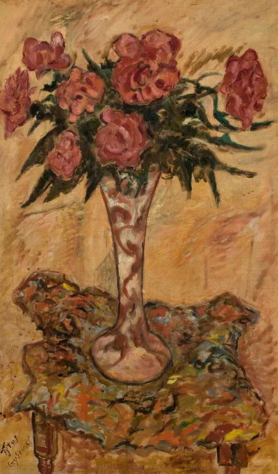 Flowers in a flower-vase by Титус Чижевский, 1932 — digital art print download