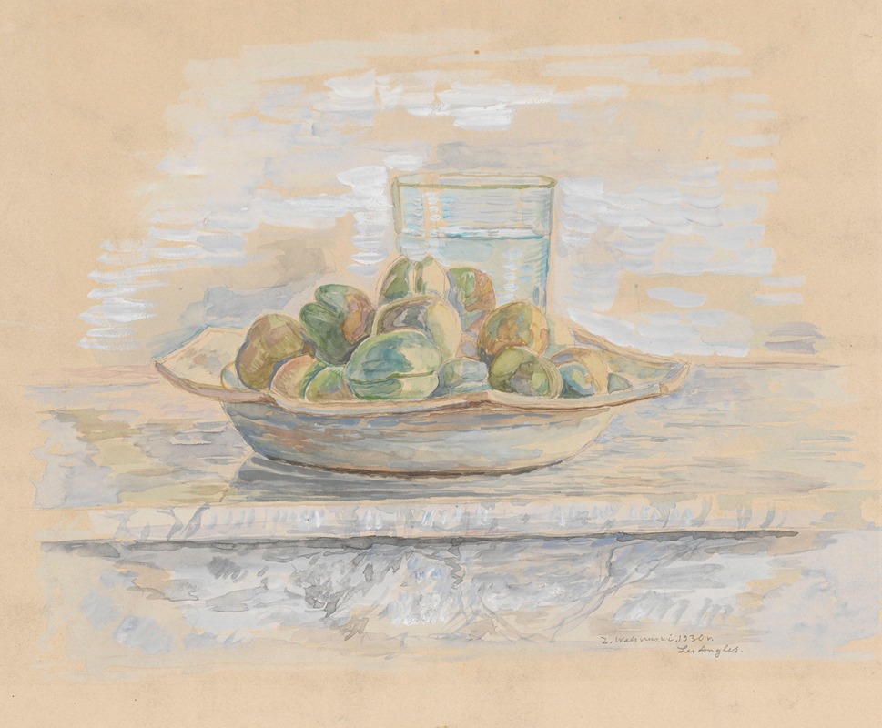 Still life with almonds by Зигмунт Валишевский, 1930 — digital art print download