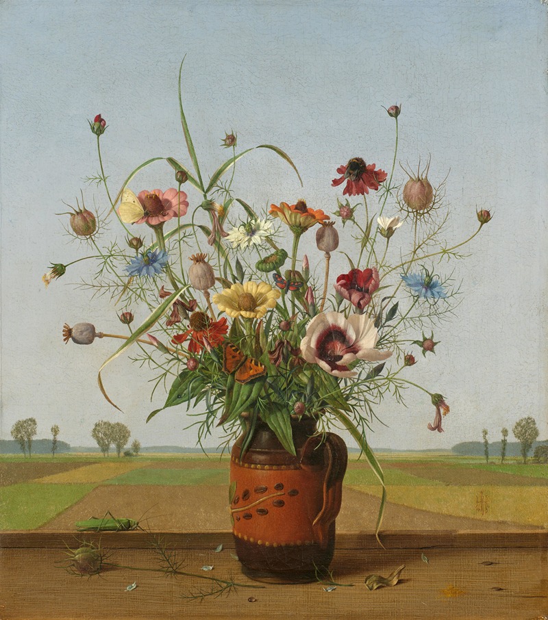 Sommerblumen by Герберт Бёттгер, 1943 — digital art print download