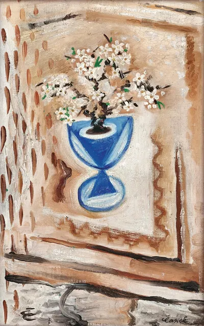 Trnky ve vázičce (Blackthorne in a vase) by Йозеф Чапек, 1921 — digital art print download