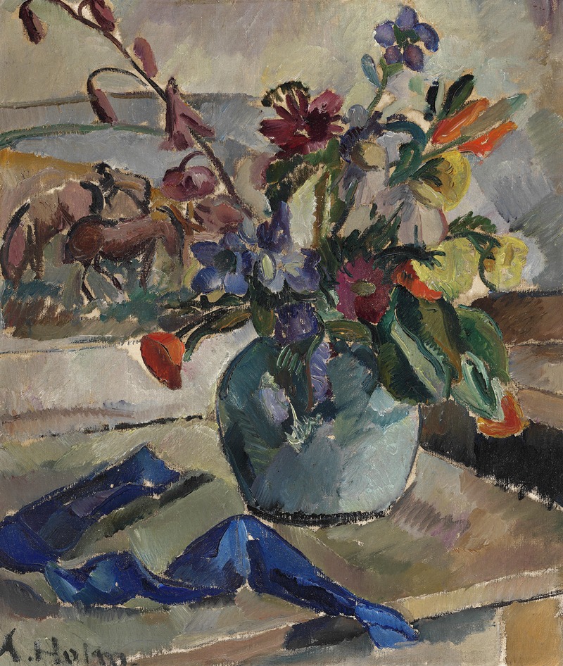 Still life with flowers by Астрид Хольм — digital art print download