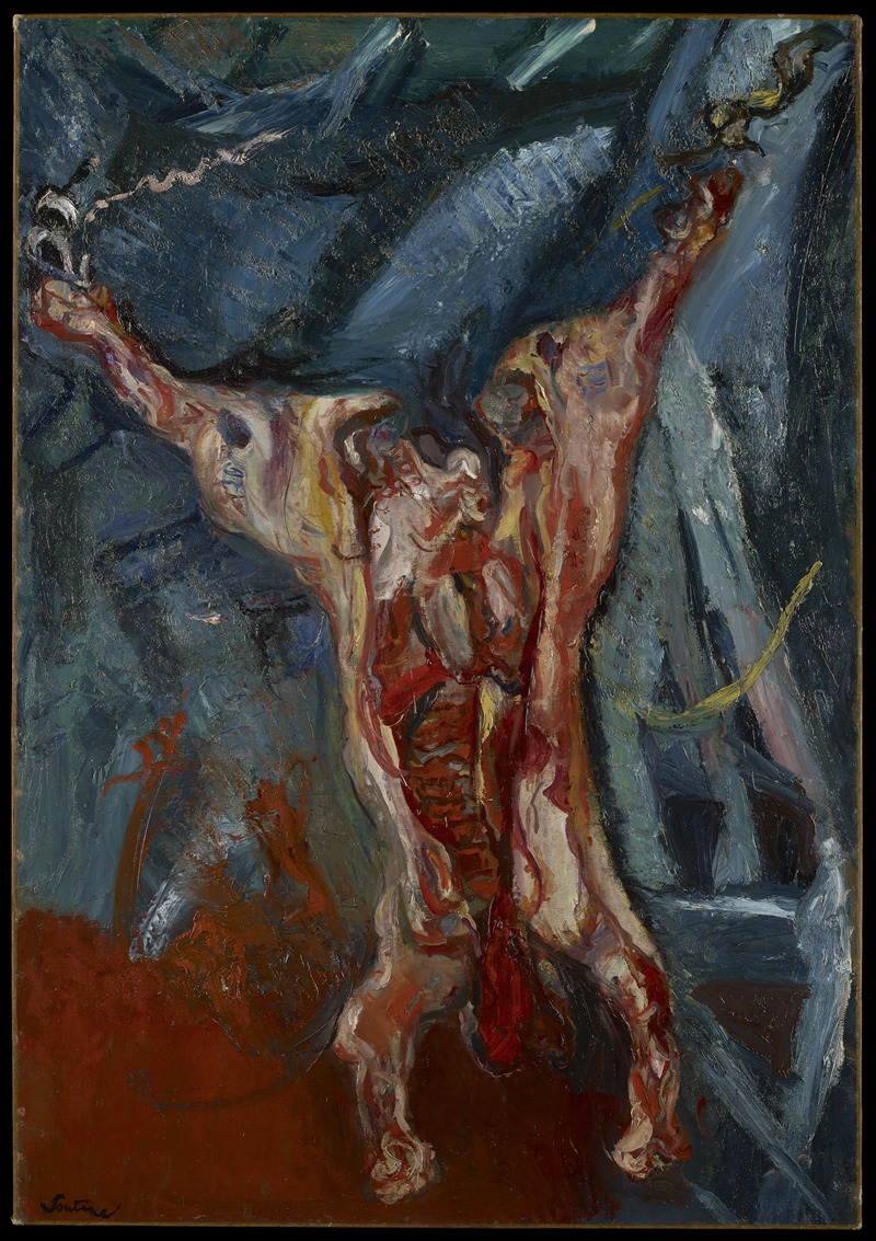 Carcass of Beef by Шаим Сутин, 1925 — digital art print download