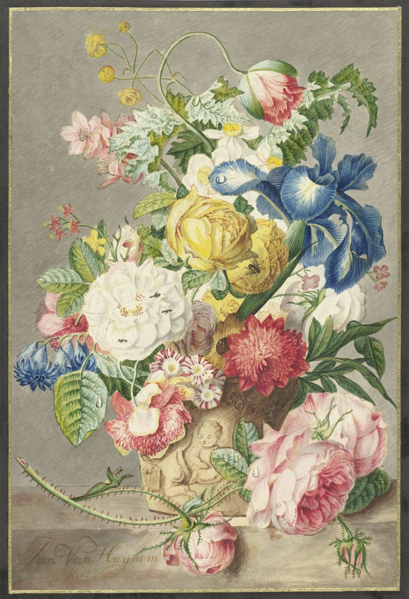Bloemstuk by Корнелис Плос ван Амстел, 1778 — digital art print download
