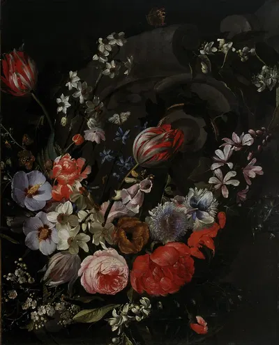 Flower Arrangement by Gaspar Peeter Verbruggen the Elder — digital art print download