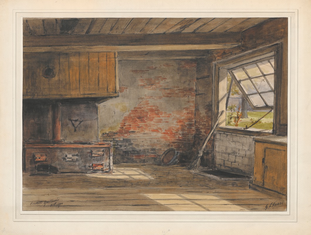 Buitengasthuis by Георг Лоуренс Киерс, 1900 — digital art print download