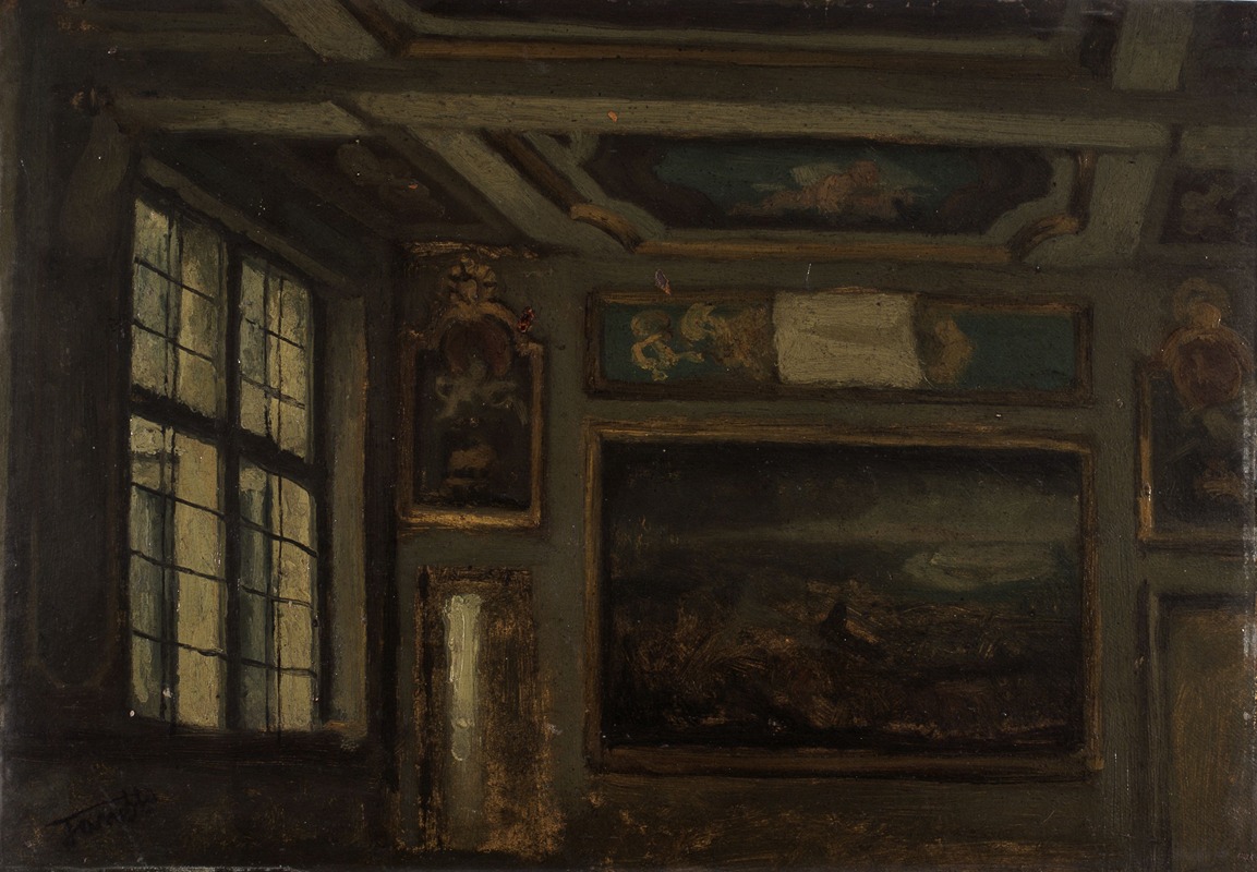 Living Room Interior by Ян Стоббаертс — digital art print download