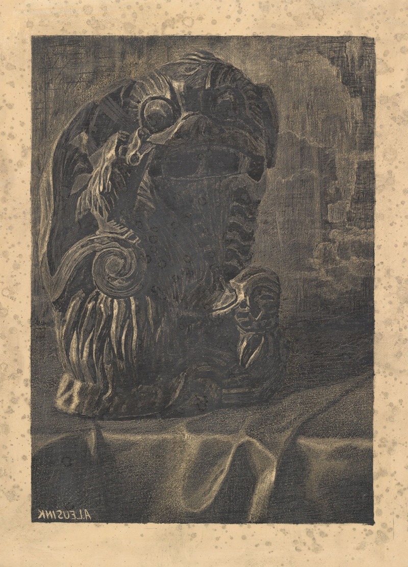 Indonesian sculpture on the table. by Джули де Грааг — digital art print download