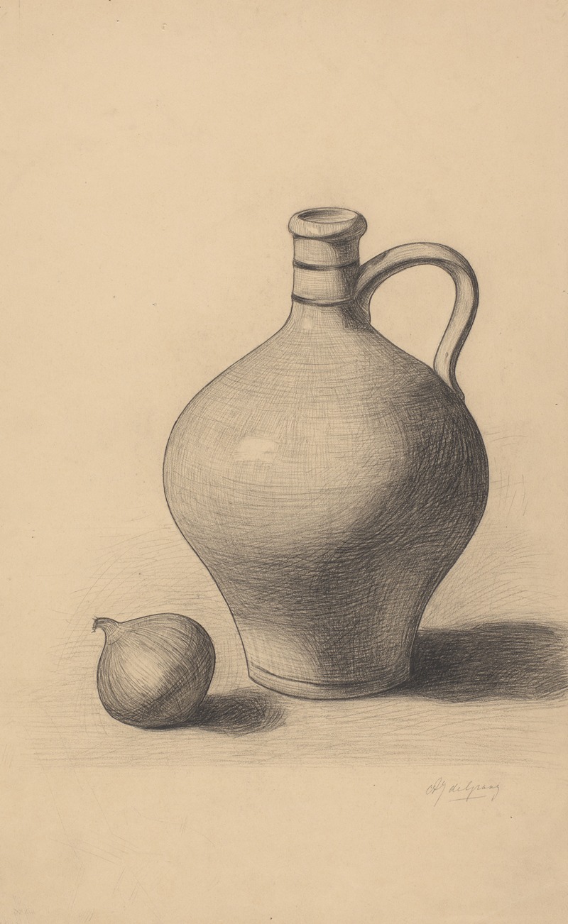 Still life with jug and onion — Джули де Грааг