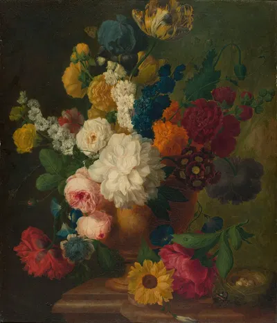 Flower Arrangement by Peter Faes, 1779 — digital art print download