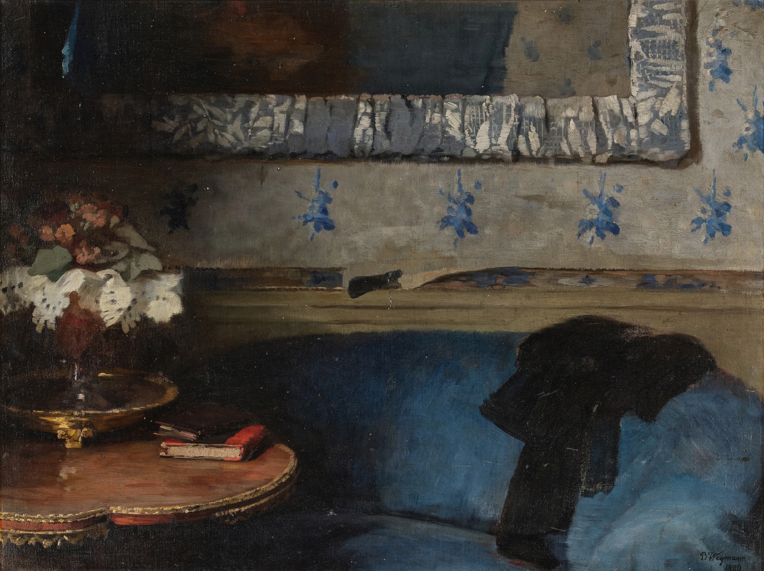 Paris Interior with Still Life by Берта Вегманн, 1880 — digital art print download