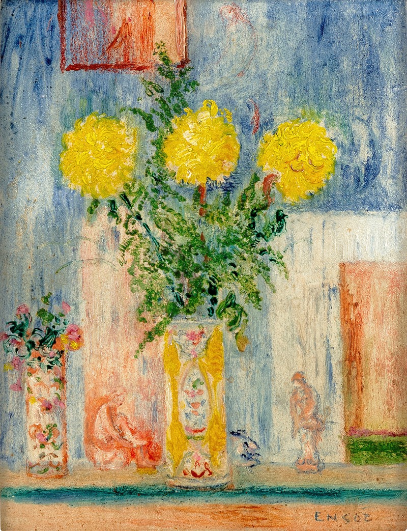 Fleurs jaunes by James Ensor, 1939 — digital art print download
