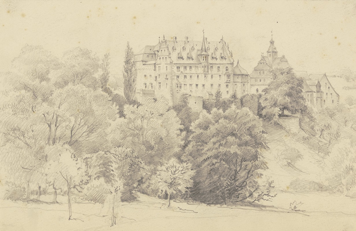 Braunfels castle by Адольф Хёффлер — digital art print download