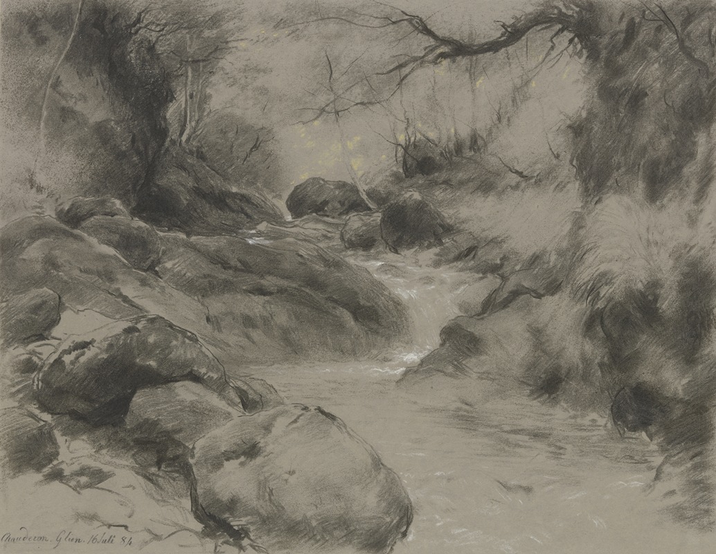 Chauderon near Glion by Адольф Хёффлер, 1884 — digital art print download