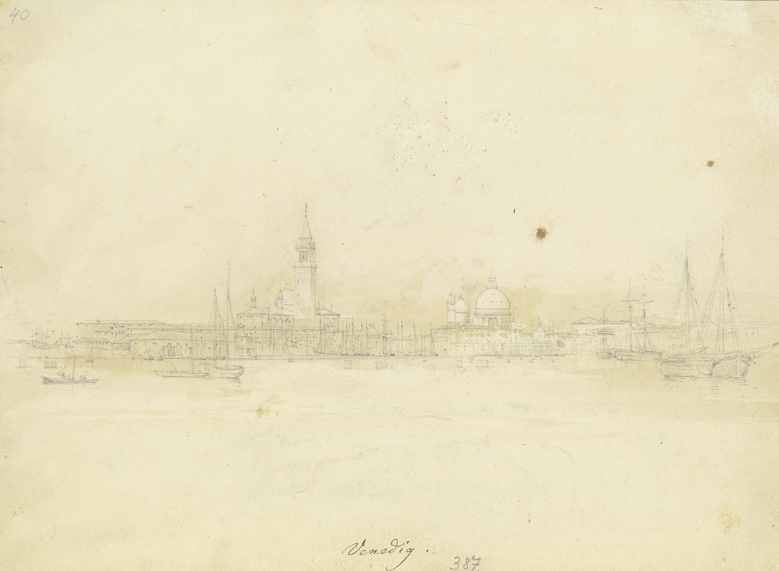 View on Venice by Адольф Хёффлер — digital art print download