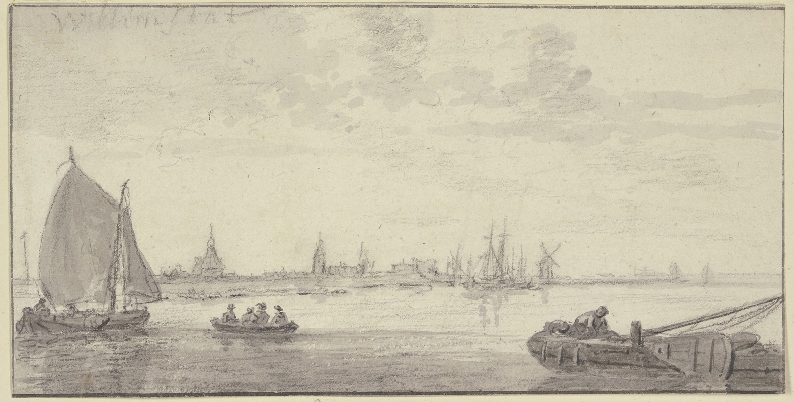 Ansicht von Willemstad, Gemeinde Moerdijk by Аельберт Кёйп — digital art print download