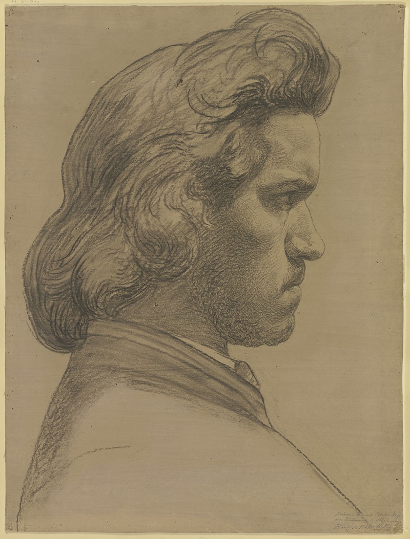 Selbstporträt des Künstlers — Albrecht Bräuer