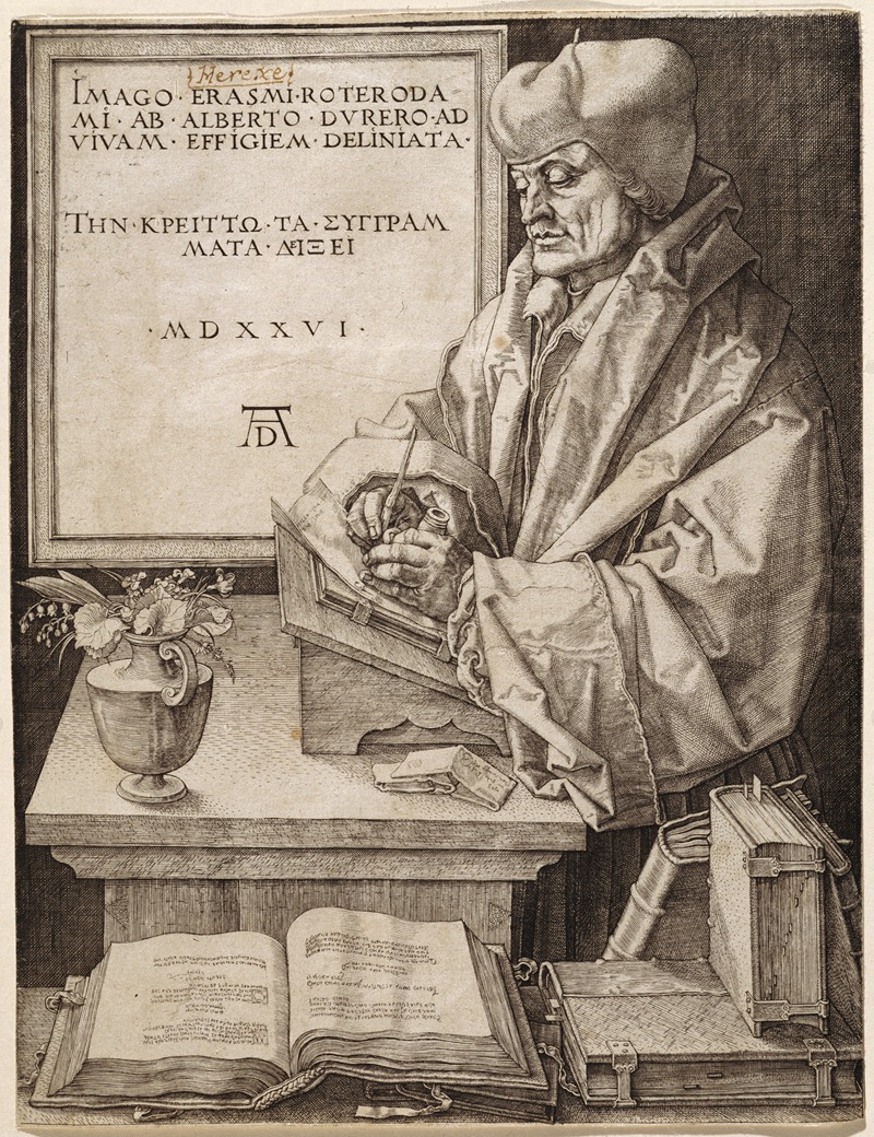 Erasmus of Rotterdam — Альбрехт Дюрер