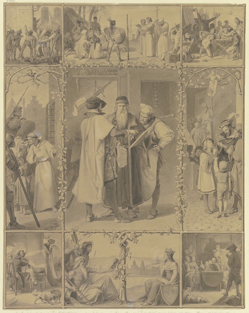 The art of printing — Alfred Rethel