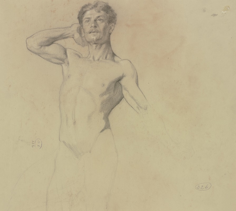 Nude of a young man — Alois Penz