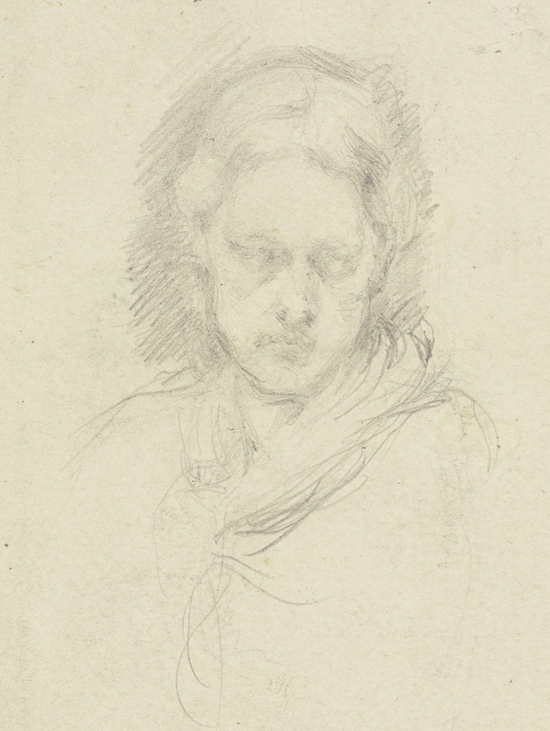 Female head by Angilbert Göbel — digital art print download