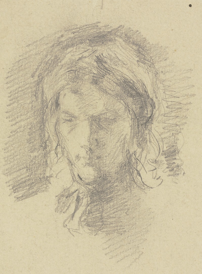 Female head by Angilbert Göbel — digital art print download