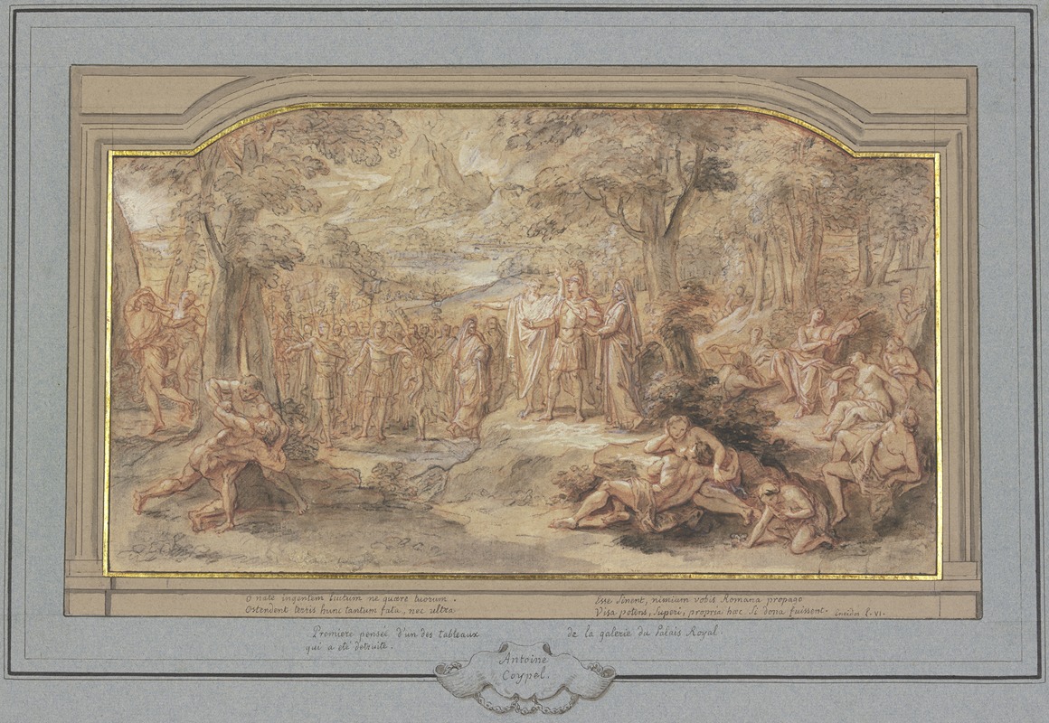 Aeneas in the underworld by Антуан Койпель — digital art print download