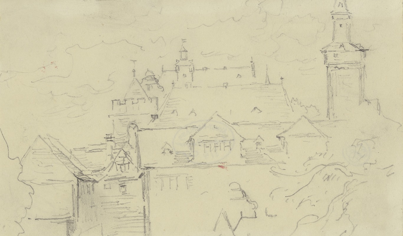 Kronberg castle by Антон Бургер — digital art print download