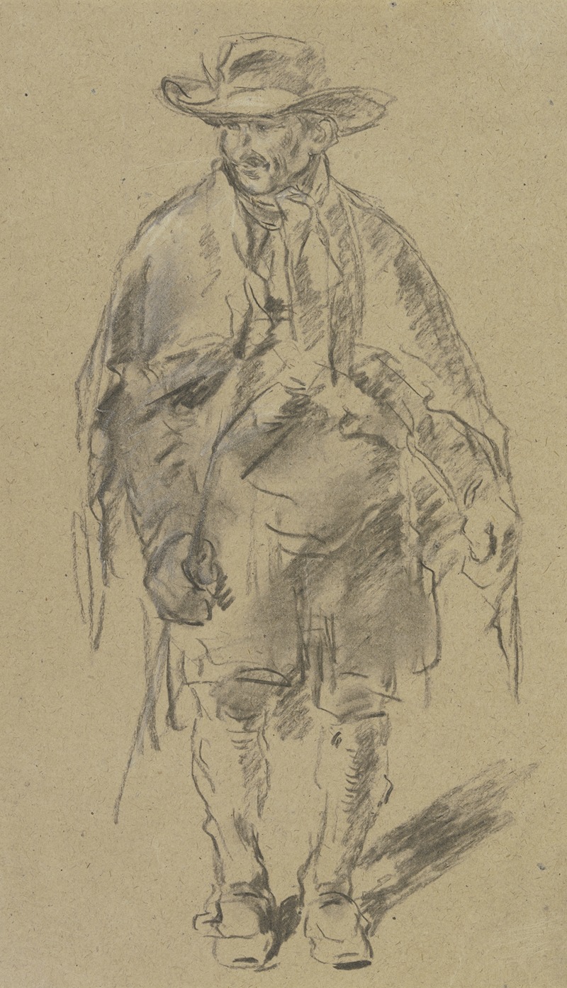 Shepherd seen from the front by Антон Бургер — digital art print download